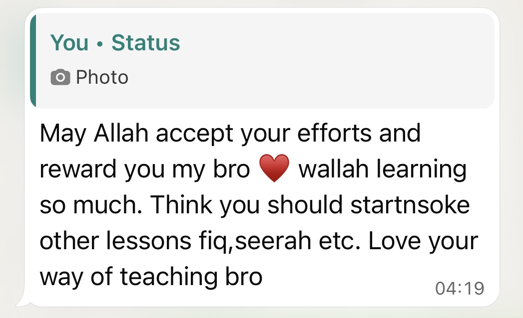 Student Testimonial Feedback